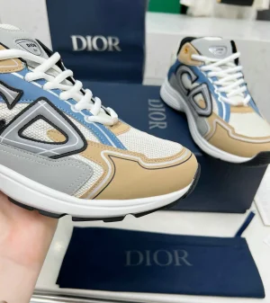 Dior B30 Sneaker blue yellow gray(2)