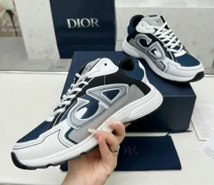 Dior B30 Sneaker top blue white(3)