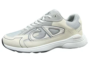 Dior B30 Sneaker top gris beige blanc