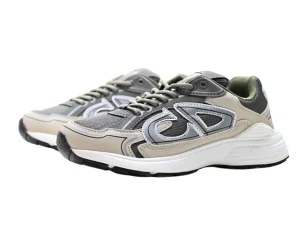 Dior Sneaker B30 vert beige blanc