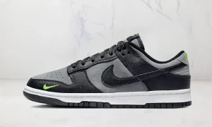 Nike Dunk Low Black Grey Green Strike STYLE-FQ2205-001