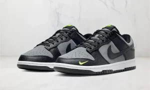 Nike Dunk Low Black Grey Green Strike STYLE-FQ2205-001(1)