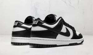 Nike Dunk Low Black White STYLE-CW1590-100(2)