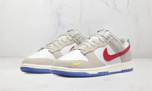 Nike Dunk Low Light Iron Ore Red Blue STYLE-DV3497-001(1)