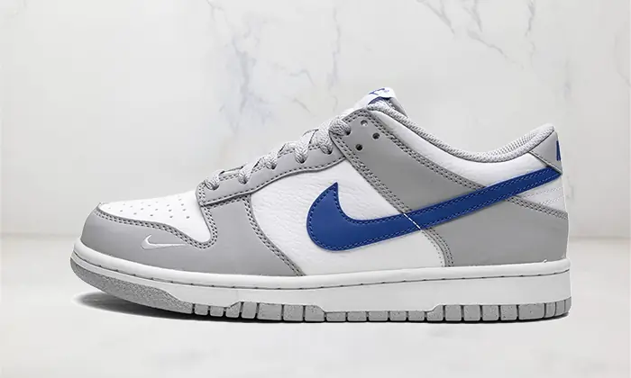Nike Dunk Low Mini Swoosh Wolf Grey Game Royal STYLE-FN3878-001