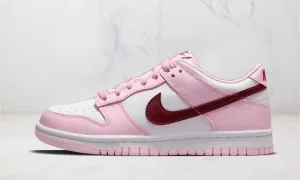 Nike Dunk Low Pink Red White STYLE-CW1590-601