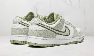 Nike Dunk Low SE Fleece Green STYLE-DQ7579-300(2)