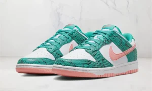 Nike Dunk Low Snakeskin Washed Teal Bleached Coral STYLE-DR8577-300(1)