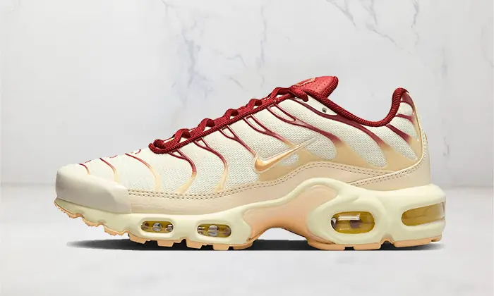 Nike Tn Air Max Plus Sail Team Red STYLE-FQ2765-100