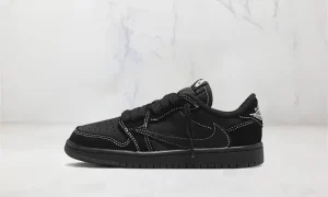 Air Jordan 1 Low SP Travis Scott Noir Phantom Enfant (PS) STYLE-DO5442-001