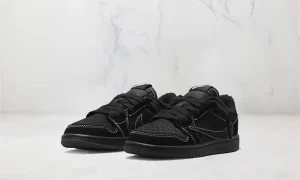 Air Jordan 1 Low SP Travis Scott Noir Phantom Enfant (PS) STYLE-DO5442-001(1)