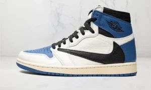 Air Jordan 1 Retro High OG SP Travis Scott Fragment Military Blue STYLE-DH3227-105