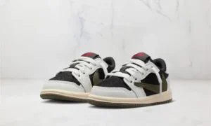 Air Jordan 1 Retro Low OG SP Travis Scott Olive Bébé (TD) STYLE-DZ5908-106(1)
