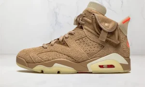 Air Jordan 6 Retro Travis Scott British Khaki STYLE-DH0690-200