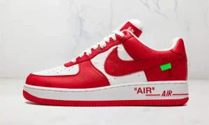 Nike Air Force 1 Low Louis Vuitton Blanc Red STYLE-1A9VA9