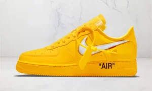 Nike Air Force 1 Low Off-Blanc University Gold Metallic Silver STYLE-DD1876-700