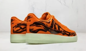 Nike Air Force 1 Low Orange Skeleton Halloween (2020) STYLE-CU8067-800(2)