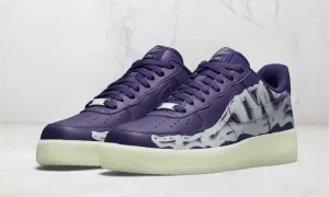 Nike Air Force 1 Low Purple Skeleton Halloween (2021) STYLE-CU8067-500(1)