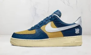 Nike Air Force 1 Low SP Undefeated 5 On It Blue Yellow Croc STYLE-DM8462-400