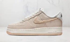 Nike Air Force 1 Low ‘07 SE Sanddrift Gum Fleece STYLE-DQ7583-001