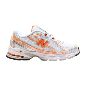 Sneaker NEW BALANCE 740 Blanche Orange