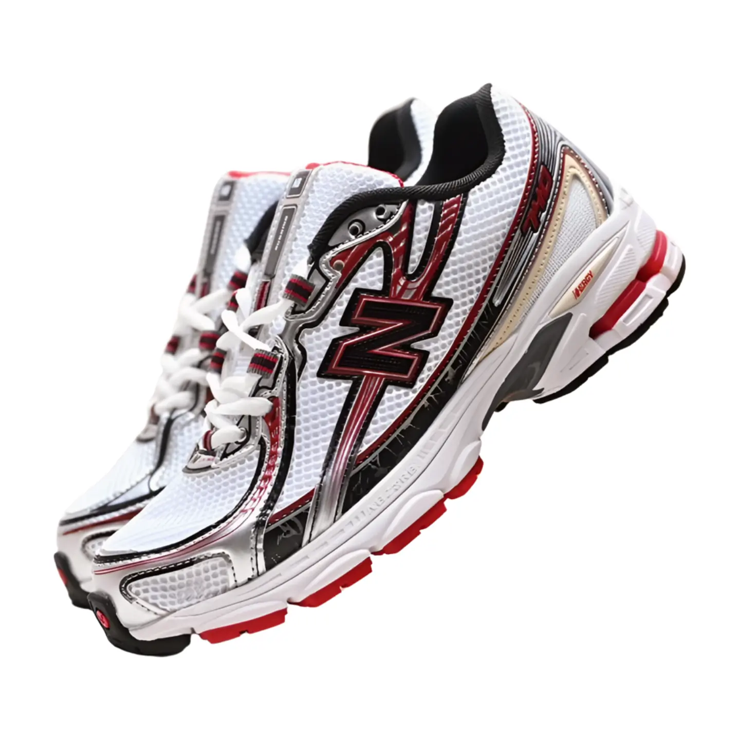 Sneaker NEW BALANCE 740 Blanche Rouge(8)