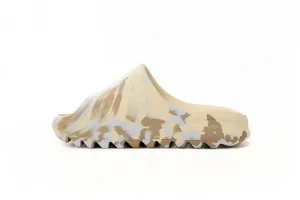Adidas Yeezy Slide Enflame Oil Painting Blanche Yellow STYLE-GW1932