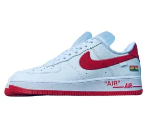 Nike Air Force 1 Low Louis Vuitton Blanc Rouge