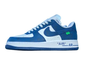 Nike Air Force 1 Low Louis Vuitton Navy Blue White