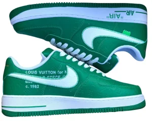 Nike Air Force 1 Low Louis Vuitton Vert White