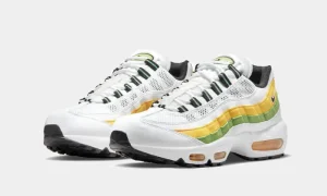 Nike Air Max 95 Essential White Green Apple Tour Yellow Sneaker STYLE-DQ3429-100(1)