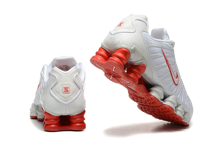 Nike Shox TL Blanc Rouge(2)