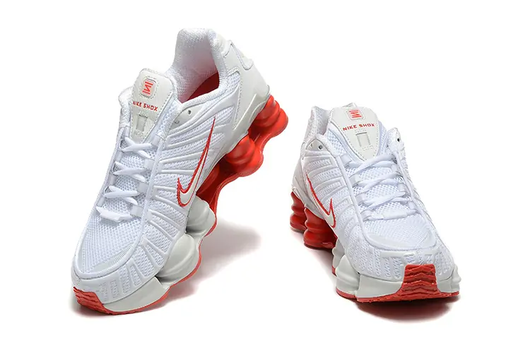 Nike Shox TL Blanc Rouge(3)