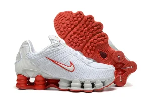 Nike Shox TL Blanc Rouge(4)
