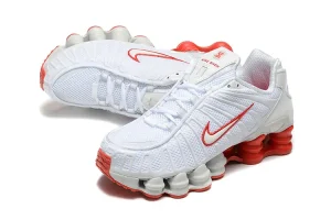 Nike Shox TL Blanc Rouge(5)