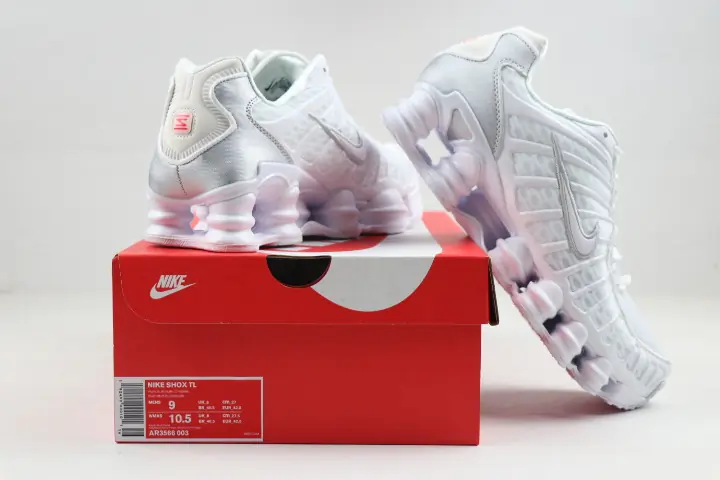 Nike Shox TL Blanche Silver STYLE-AR3566-100(3)