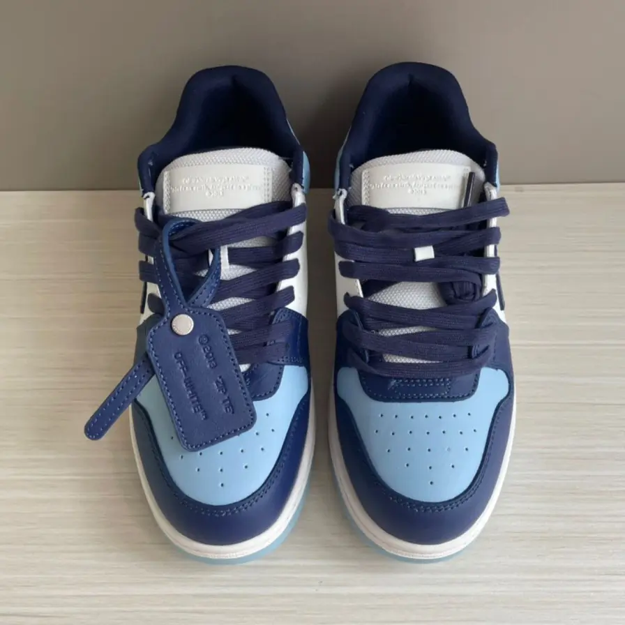 Off White Sneakers Out Of Office Bleu STYLE-SLAGFR7618161-3986PDQV(7)