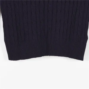 Femme Ralph Lauren Pull Col rond en mélange de torsades Blue(7)
