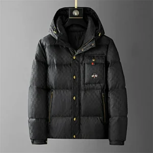 GUCCI doudounes Homme Veste bouffante en toile de nylon GG