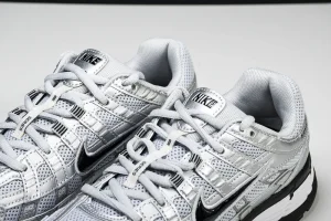 Nike P-6000 Blanche Black Metallic Silver STYLE-FD9876-101(10)