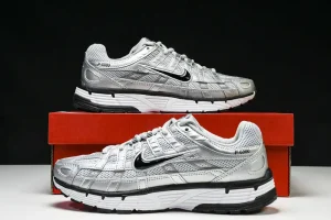 Nike P-6000 Blanche Black Metallic Silver STYLE-FD9876-101(7)