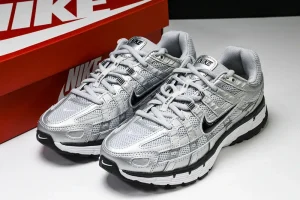 Nike P-6000 Blanche Black Metallic Silver STYLE-FD9876-101(9)