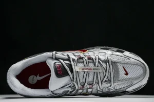 Nike P-6000 Blanche GOLD RED STYLE-BV1021-101(27)