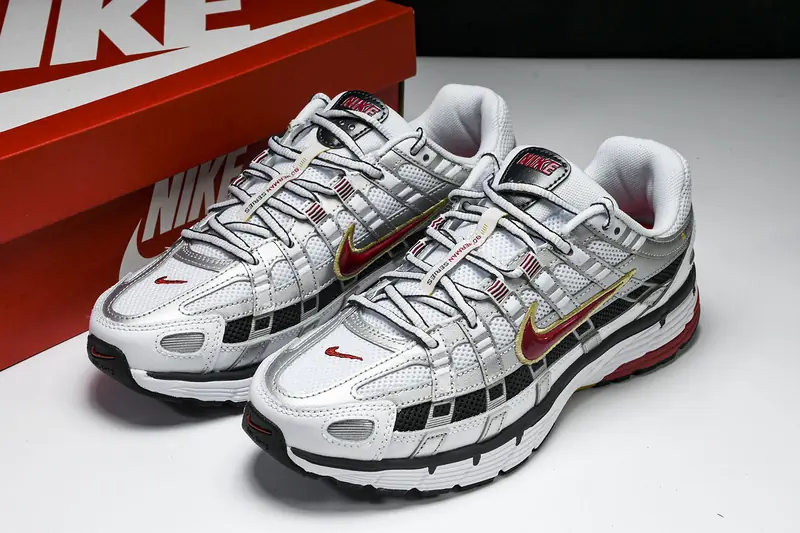 Nike P-6000 Blanche GOLD RED STYLE-BV1021-101(3)