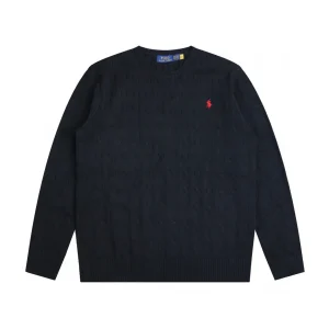 Polo Ralph Lauren Pull Pony Blue col rond