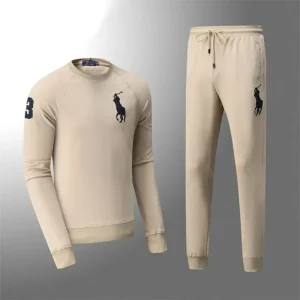 Polo Ralph Lauren survêtement Fleece Jogging Bottoms creme
