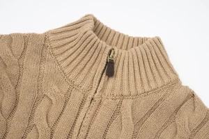 Ralph Lauren Pull Sweat demi-zippé kaki(7)