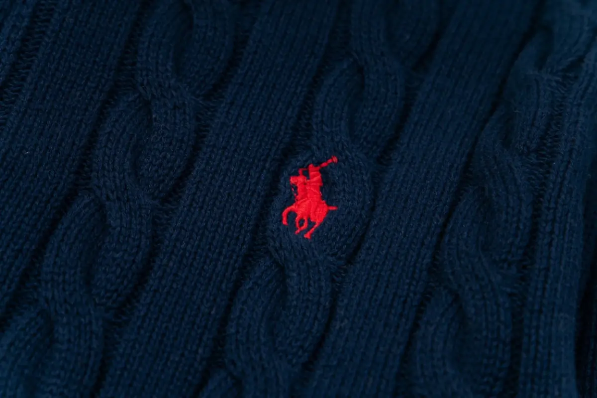 Ralph Lauren Pull demi-zippé bleu(4)