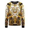 Versace pull Baroque V Center Manches longues