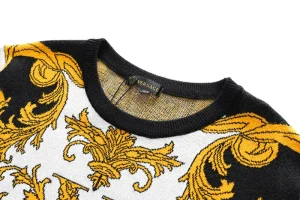Versace pull Baroque V Center Manches longues(3)